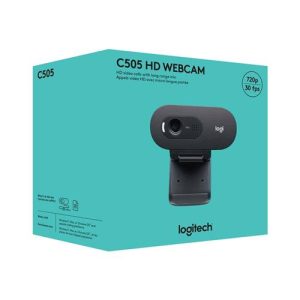 WEBCAM LOGITECH C505E GALAGA HD 720P CABLE USB-A FIJO 2MTS - 960-001372