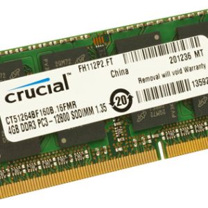 Memoria Crucial DDR3 1600MHZ PC3-12800 SODIMM - CT51264BF160B