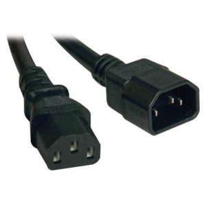 Cable Alimentacion C14 a C13 30.48 cm (1 pie) IEC-320 - P004-001 - TRP