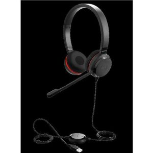 Audífonos Auriculares Jabra Envolve II Duo MS Stereo UC C/Micrófono - 5393-823-3