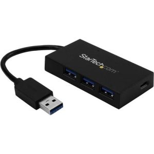Ladrón Hub USB 3.0 de 4 Puertos - Concentrador de 3 Puer - HB30A3A1CSFS - STARTE